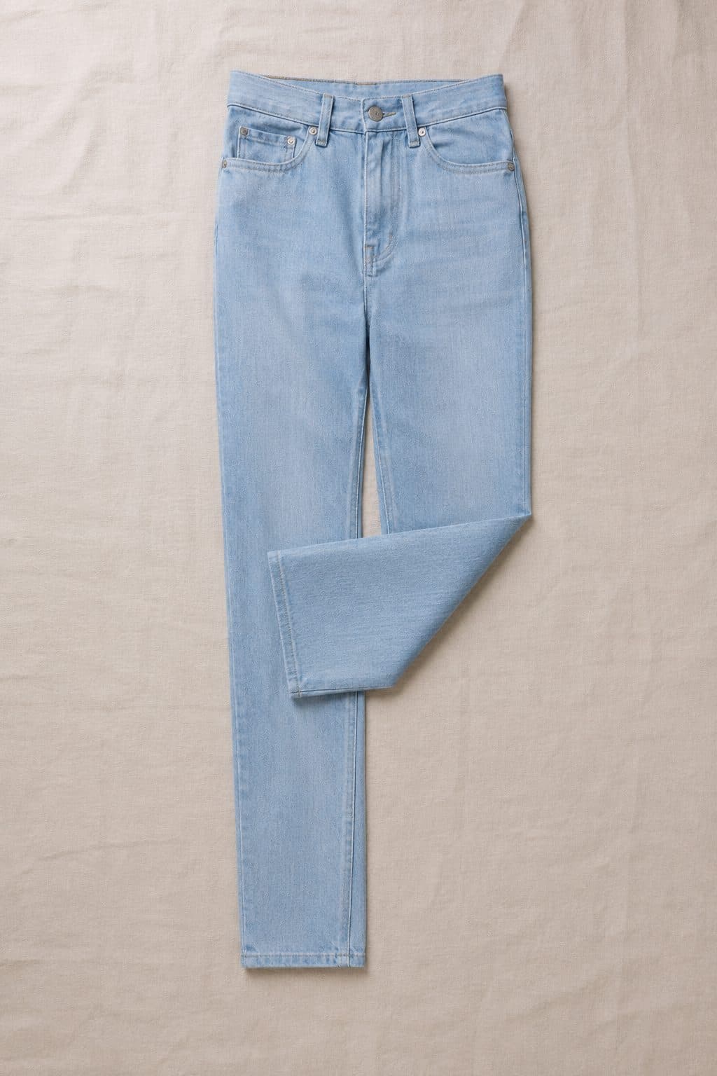 Straight Light, laid flat on linen