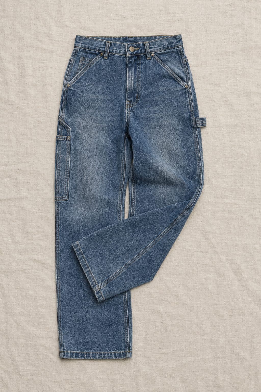 Carpenter Mid, laid flat on linen