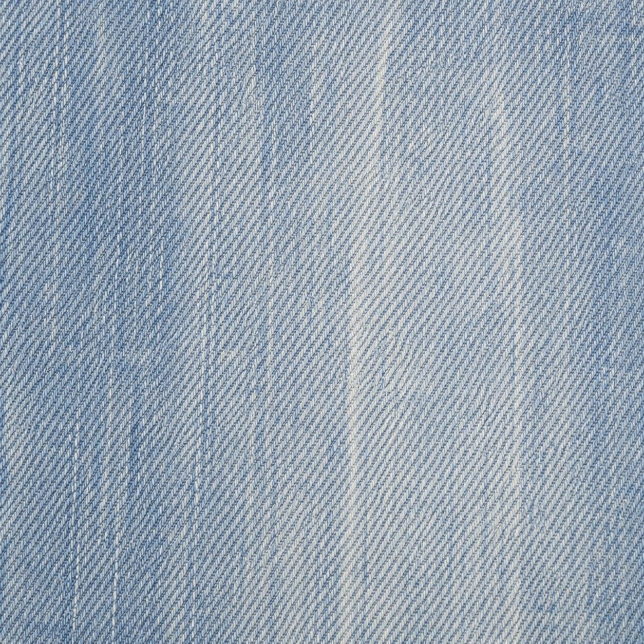 Macro of light denim, twill line visible